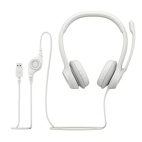 981-001285 HEADSET USB HEADSET H390 WHITE-5