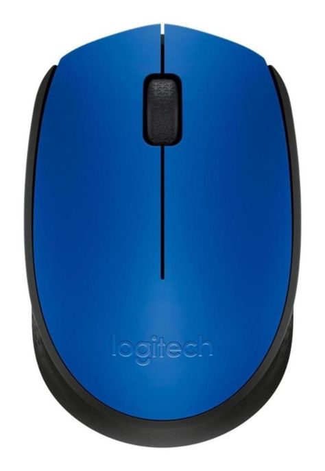 Mouse Inalámbrico Logitech M170 Azul Negro-0