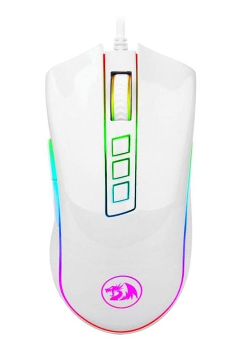 Mouse De Juego Redragon Cobra White M711-w White-0