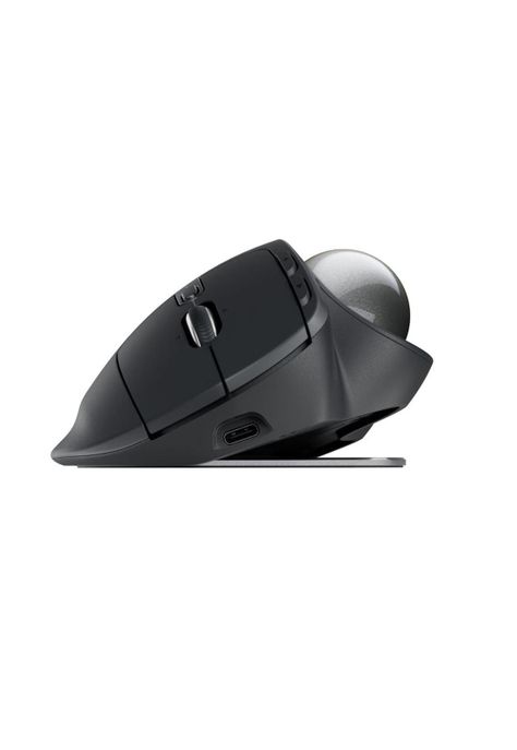 Mouse Trackball MX Ergo Inalámbrico, Color Grafito-3