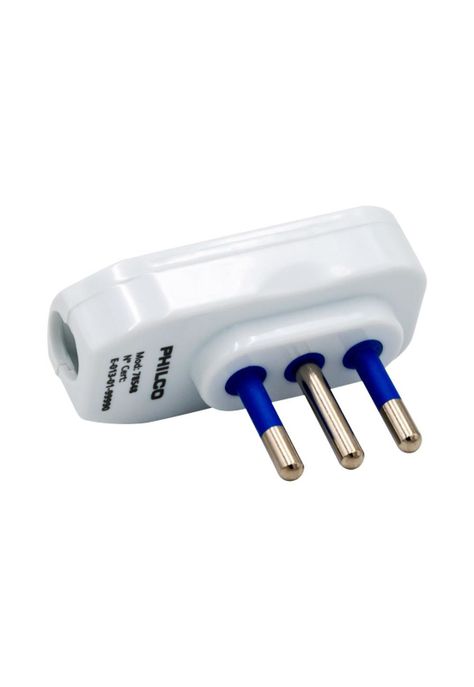 ENCHUFE MACHO HORIZONTAL 2P + T 78548 BLANCO PHILCO-2