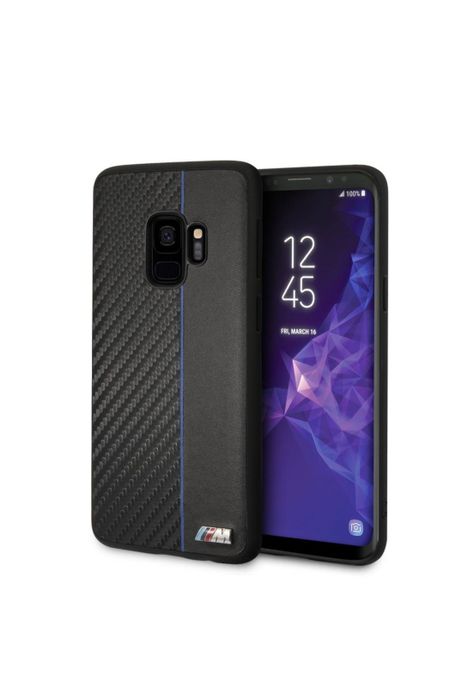 CCARCASA BOOK BMW P/GALAXY S9 BI MATERIAL CARBON/NAVI BMHCS9C-0