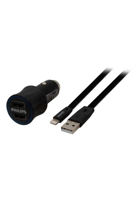 Cable Lighting + Cargador De Auto Usb Dlp2553+dlc2508-1