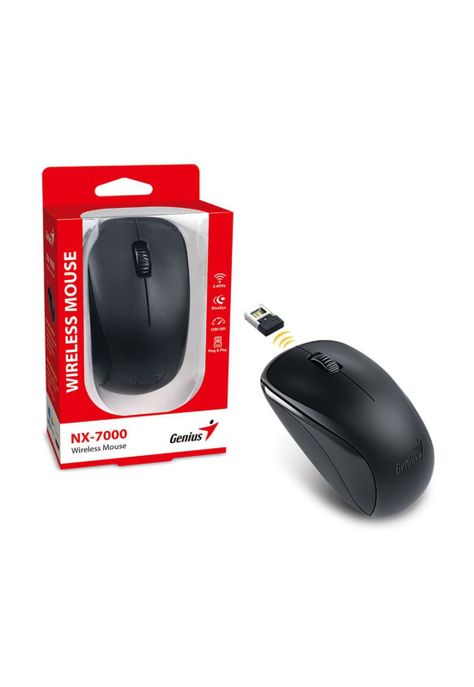 NX-7000 MOUSE INALAMBRICO NEGRO, NUEVO EMPAQUE, G5-3