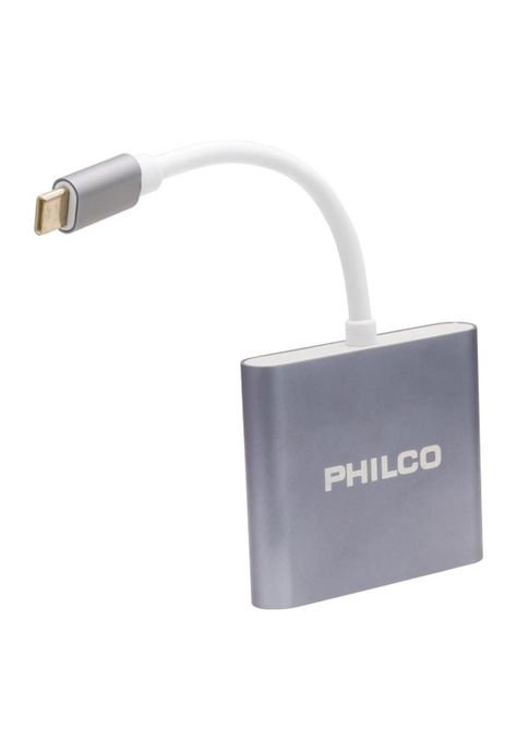 ADAPTADOR 3 EN 1 USB TIPO C A HDMI + USB3.0 PHILCO-2