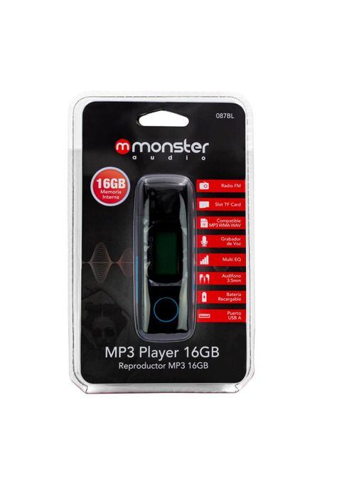 MX087BL REPRODUCTOR MP3 AZUL MONSTER AUDIO-3