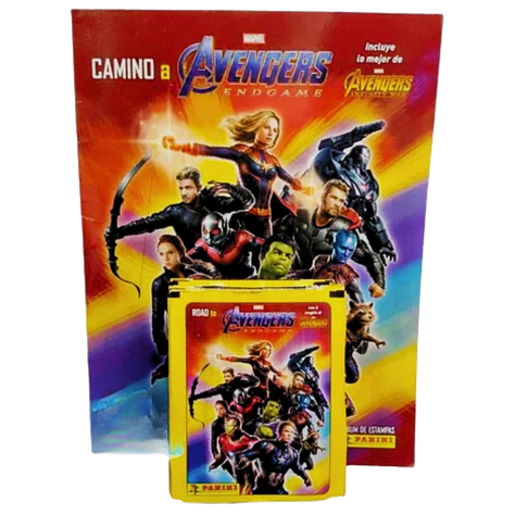 ALBUM TAPA BLANDA AVENGERS END GAME + 100 SOBRES-0