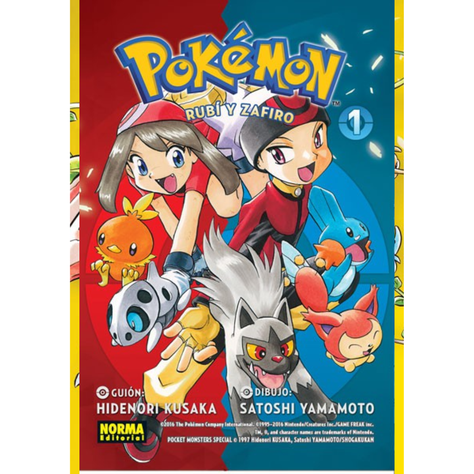 POKEMON 9 RUBÍ Y ZAFIRO -VOL.01 NORMA EDITORIAL-1