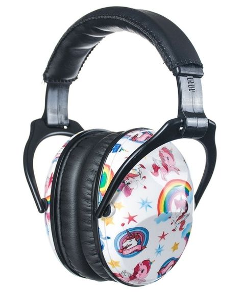 Audífonos Anti ruido, reducen 25db, diseño unicornio, especial para niños autista-0