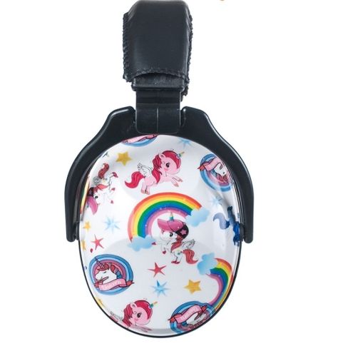 Audífonos Anti ruido, reducen 25db, diseño unicornio, especial para niños autista-1