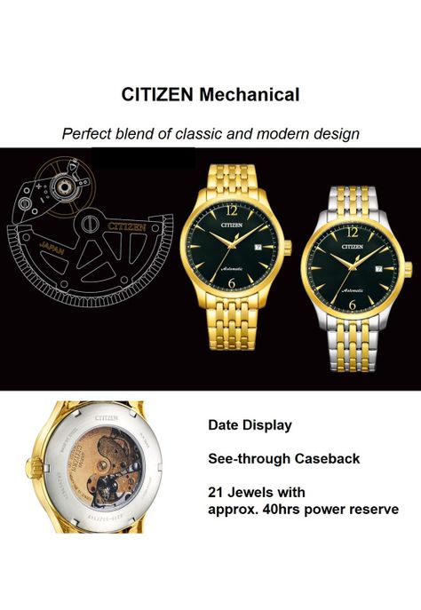 RELOJ CITIZEN HOMBRE NJ0112-80E MECHANICAL-4