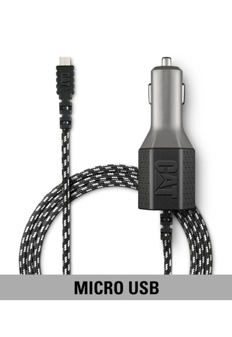 CARGADOR CAT PARA AUTOS MICRO USB DOBLE-1