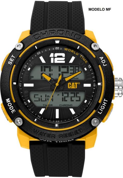 CORREA PULSERA CAT HOMBRE MF-21 Negro-2