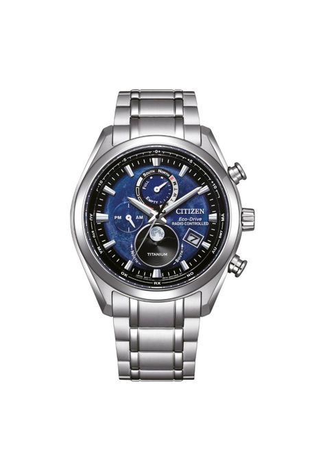 Reloj Citizen Hombre BY1010-81L Eco Drive Radiocontrolado Moonphase-0