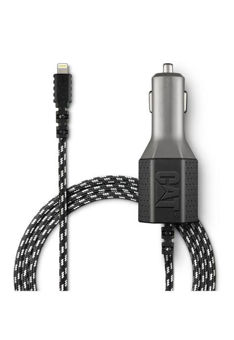 CARGADOR PARA AUTO CAT DOBLE APPLE LIGHTNING 4.8A-5