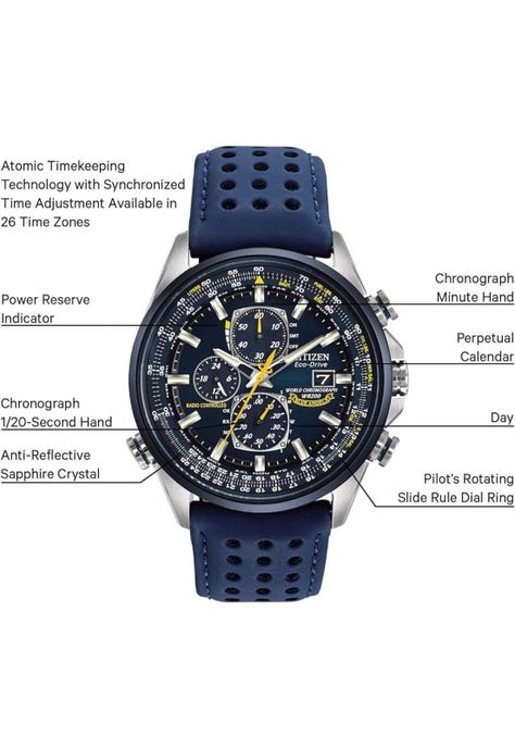 Reloj Citizen Hombre AT8020-03L RADIO CONTROLADO Blue Angels-3