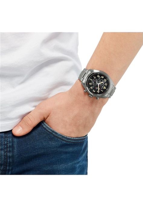 Reloj Citizen Hombre AT2480-81E Super Titanio Cronografo Eco-Drive-3