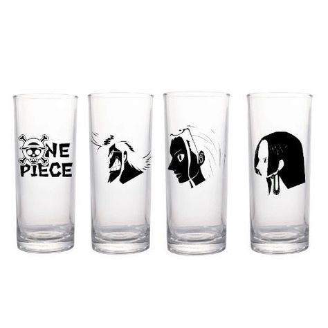 Set Vasos Altos One Piece Franky Robin Boa H.-0