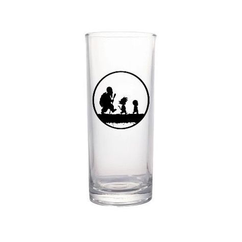 Set Vasos Altos Anime Dragon Ball  Goku Vegeta.-4