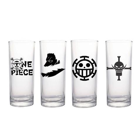 Set Vasos Altos One Piece Katakuri Torao B.Blanca-0