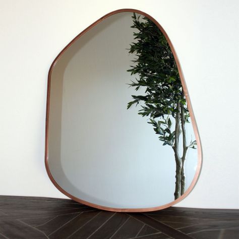 Espejo Irregular Marco Bronce 90x70 cm-1