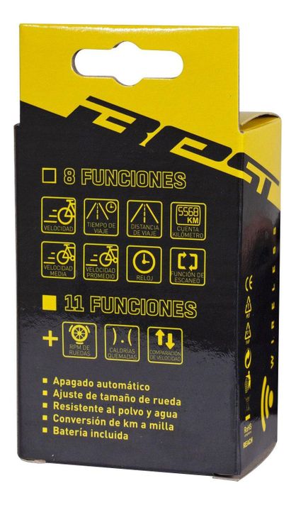 Ciclocomputador Best As-7000-3l Sin Cable 8 Funciones-2