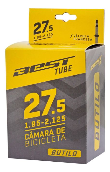Cámara Bicicleta Best Aro 27.5 X 2.125 Butilo Valvula France-0