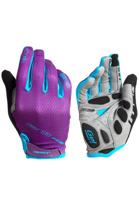 GUANTE LARGO BEST MUJER MORADO/CYAN TALLA S-0