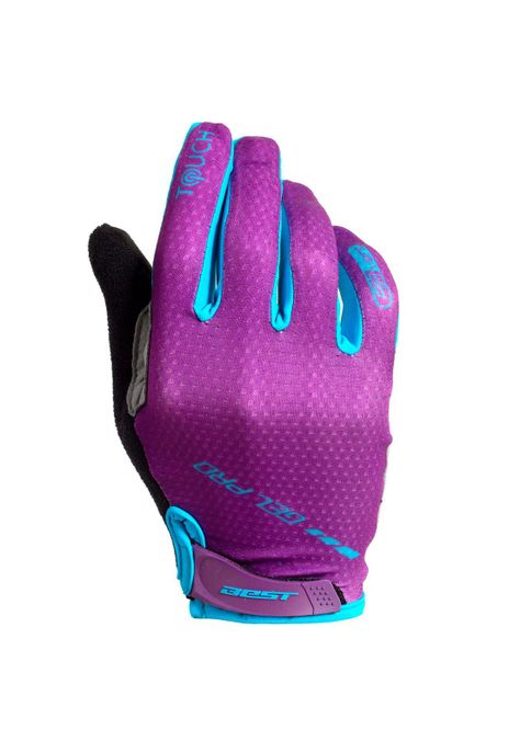 GUANTE LARGO BEST MUJER MORADO/CYAN TALLA S-1