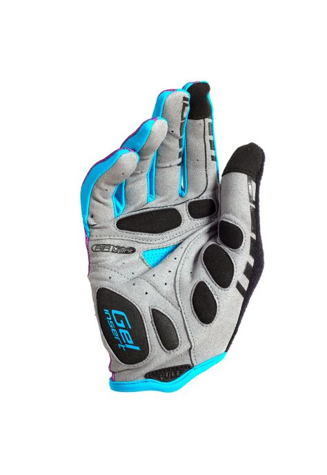 GUANTE LARGO BEST MUJER MORADO/CYAN TALLA S-2