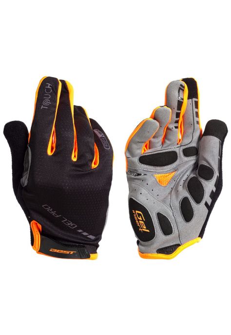 GUANTE LARGO BEST NEGRO/NARANJA TALLA L-0