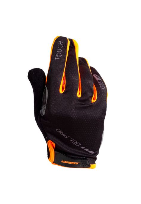 GUANTE LARGO BEST NEGRO/NARANJA TALLA L-1