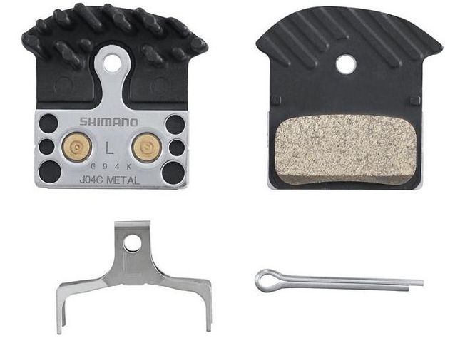 Pastilla De Freno Disco Metálica Aleta Shimano J04c-mf-1