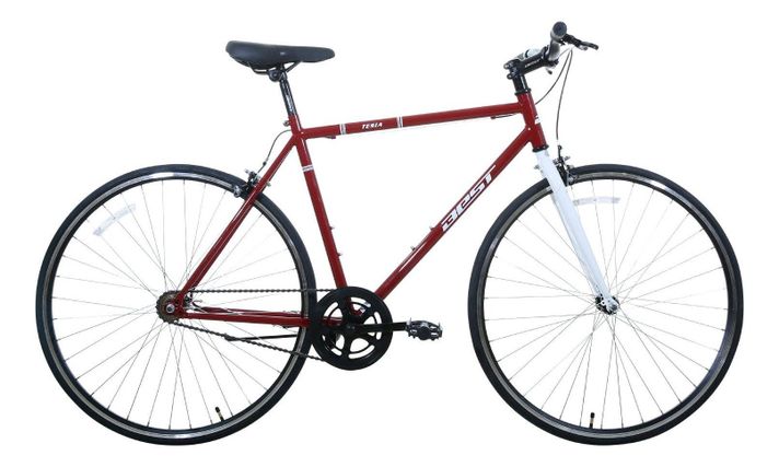 Bicicleta Best Tesia 700 Single Talla 52 Burdeo-0