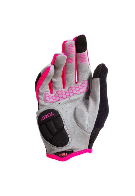 GUANTE LARGO BEST MUJER NEGRO/FUCSIA  TALLA M-2