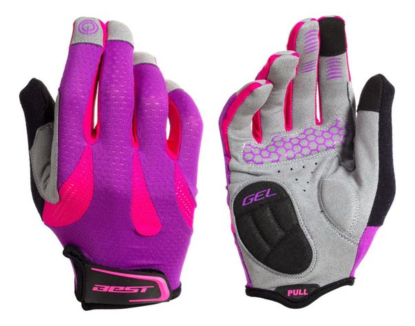 Guante Largo Best Mujer Morado/fucsia Talla S-0