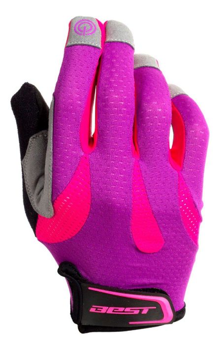 Guante Largo Best Mujer Morado/fucsia Talla S-1