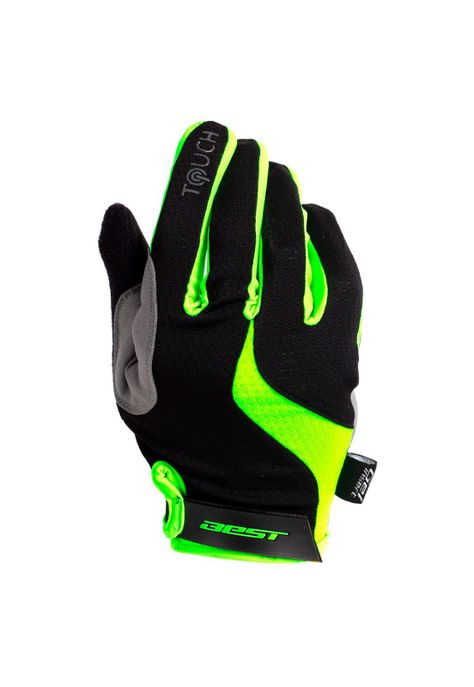 GUANTE LARGO BEST NEGRO/VERDE NEON TALLA S-1