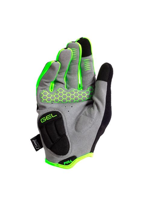 GUANTE LARGO BEST NEGRO/VERDE NEON TALLA S-2