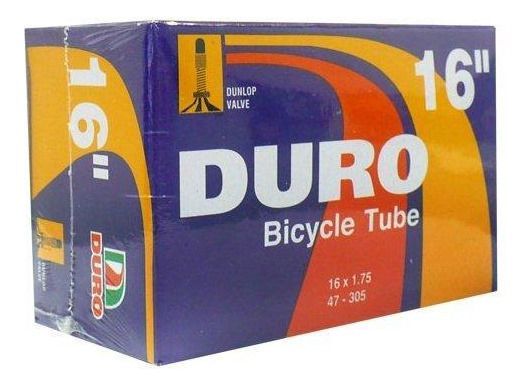 Cámara Bicicleta Duro 16 X 1.75 Valvula Bicicleta-0