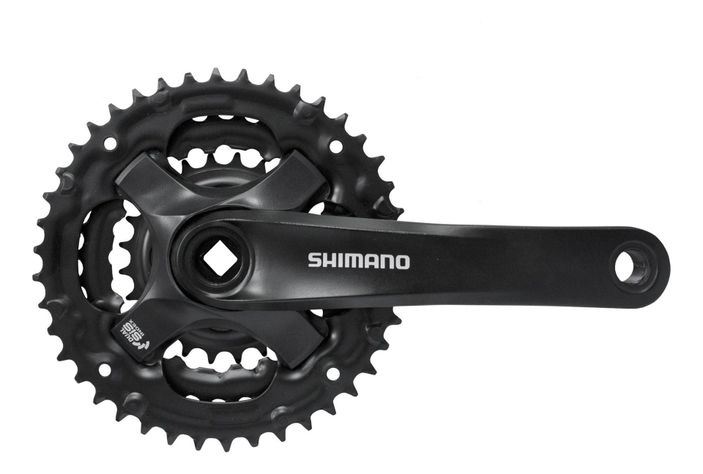 Volante Shimano Fc-ty501 6/7/8v, 170mm, 42x34x24t Negro (en-0