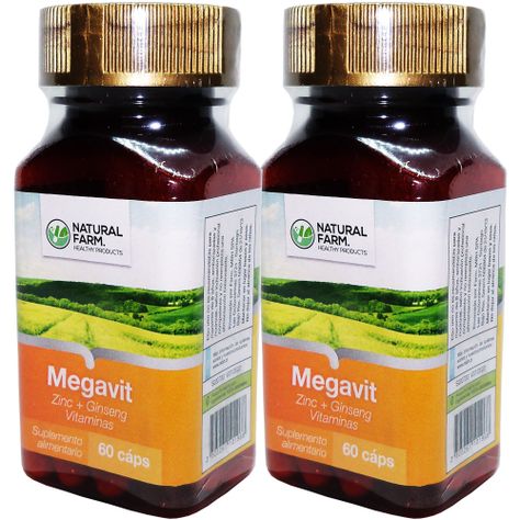 2 X NATURAL FARM MEGAVIT 500 MG 60 CAPS-0