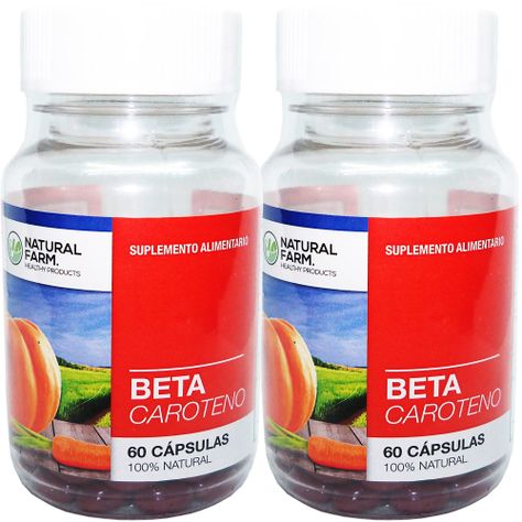 2 X NATURAL FARM BETACAROTENO NF 60 CAPS BLANDAS-0