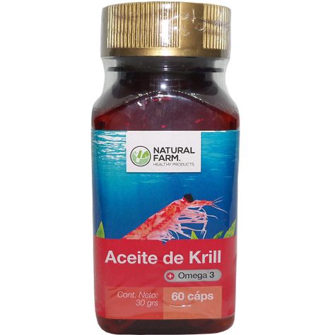 NATURAL FARM ACEITE DE KRILL 250 MG 60 CAPS BLANDAS-1