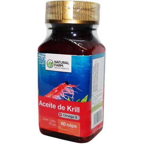 NATURAL FARM ACEITE DE KRILL 250 MG 60 CAPS BLANDAS-0