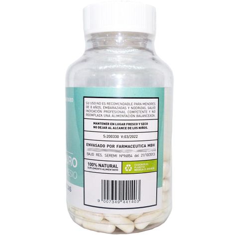 2 X NATURAL FARM CLORURO DE MAGNESIO 500 MG 120 CAPS-2