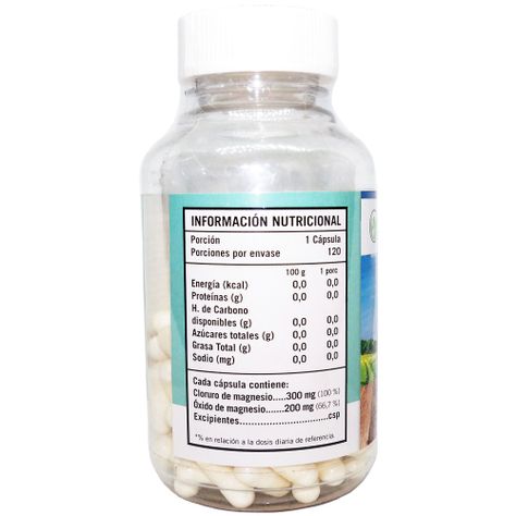 2 X NATURAL FARM CLORURO DE MAGNESIO 500 MG 120 CAPS-1