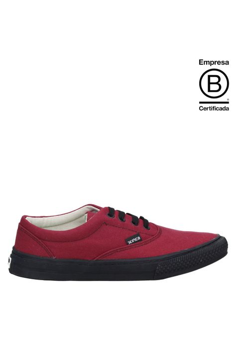 Zapatilla Uxu Bordó Negro Unisex Xinca - B279-1