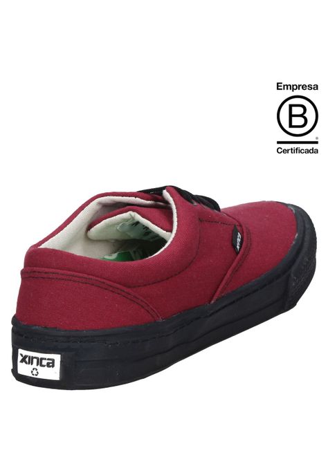 Zapatilla Uxu Bordó Negro Unisex Xinca - B279-2