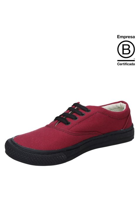 Zapatilla Uxu Bordó Negro Unisex Xinca - B279-4